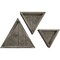 Ekena Millwork Triangle, Closed Back, Vintage Farmhouse Shadow Box Shelves, Barnwood Decor Collection, PK3 DECR15SBTRCBPG - alternate 4
